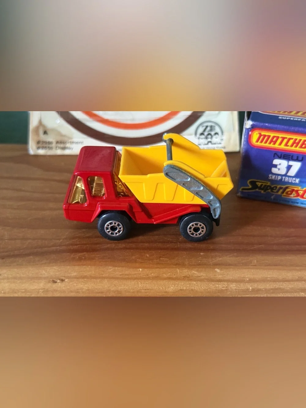 Vintage Matchbox Skip Truck & Zee Toys Mini Macks Dump Truck Lot Boxed 1976-77